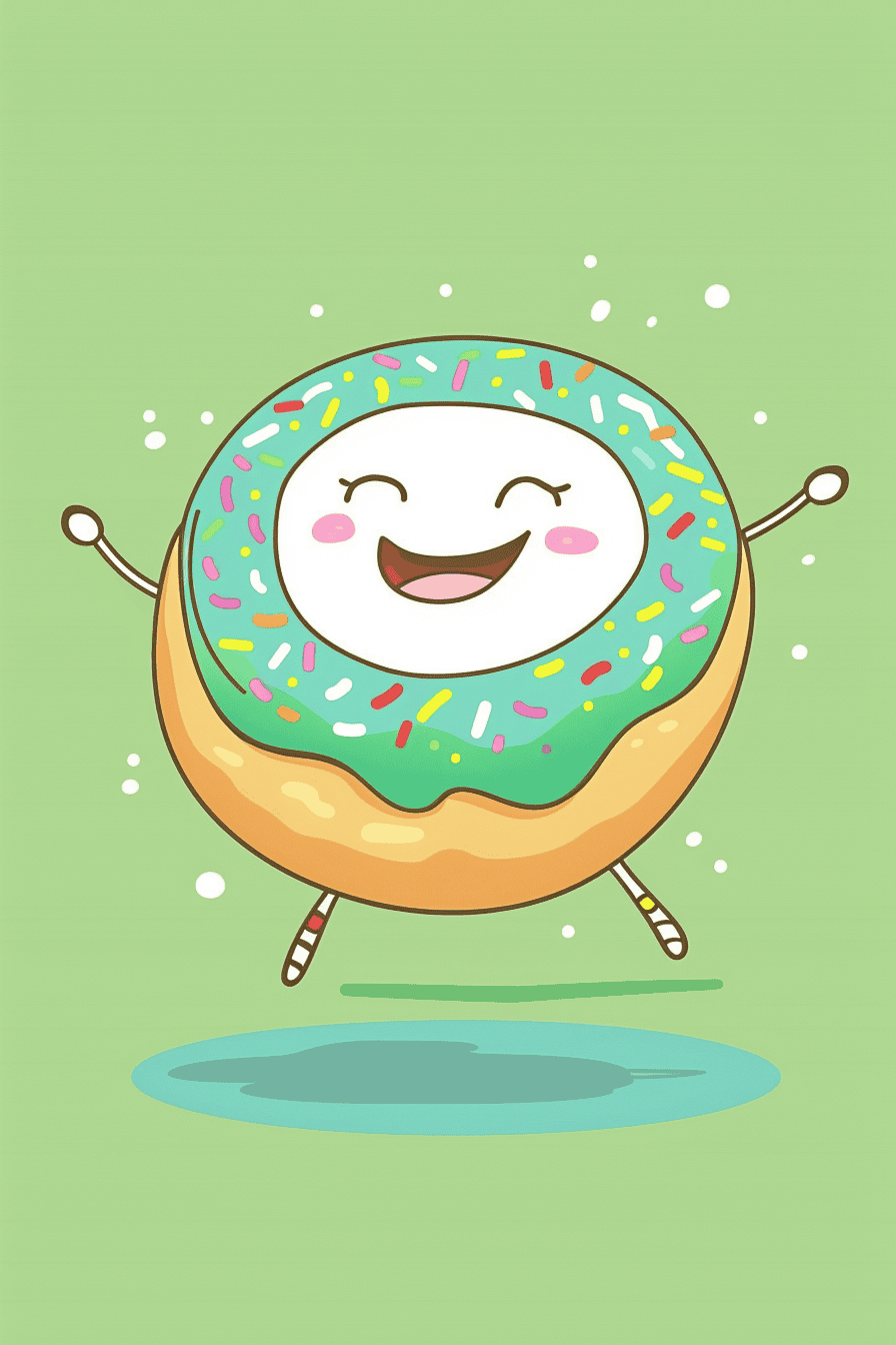 Dancing Sprinkle Doughnut